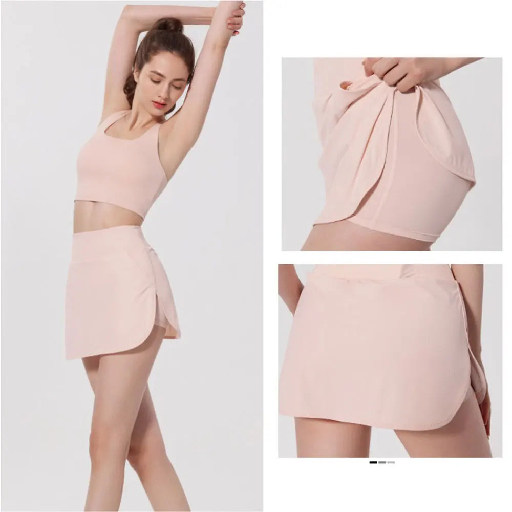 Skirt with Inner Shorts, Icy UPF50+