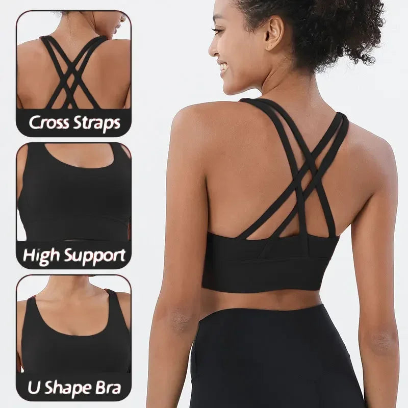 X-Straps Bra and Leggings Set, Nuls