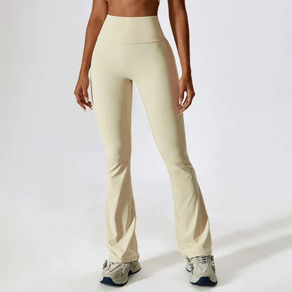 Flare Leggings Yoga Pants Women High Waist Wide Leg Pants Women Gym Workout Fitness Sports Flared Pant Latin Dance Trousers
