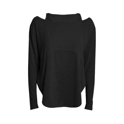 Long Sleeve Yoga Shirts for Women Loose Sports Tee Crop Top Sports Top Women Sportswear Gym Fitness Wear Clothing Workout Female