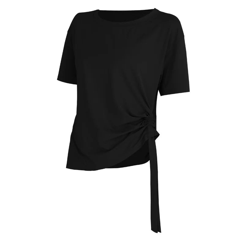 Short Sleeve with Side Drawstring