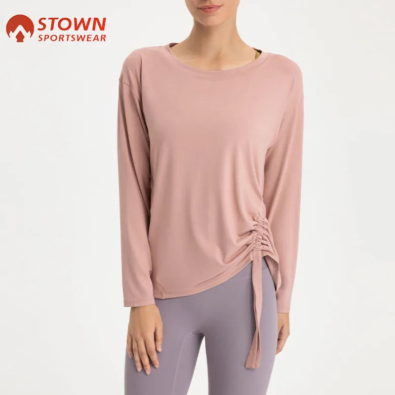 Long Sleeve with Side Drawstring