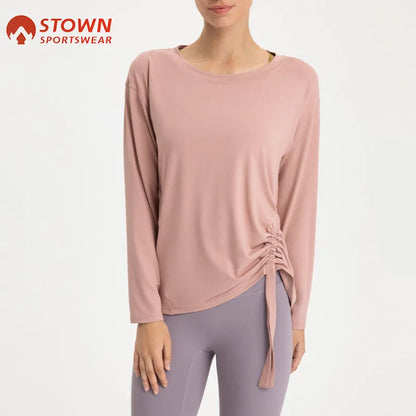 Long Sleeve with Side Drawstring