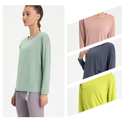 Long Sleeve with Side Drawstring