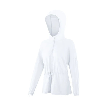 Stown Sportswear Sun Protection Jacket with Hood Summer Sports and Leisure Long Sleeve Gym Hoodie UPF 50+ Women's Sports Jacket