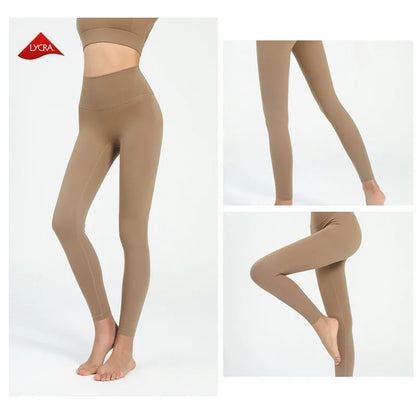 Stown Sportswear Woman Gym Workout Pants Fitness Pilates Tights with Pocket High Waist Sports Leggings for Women Push Up Effect