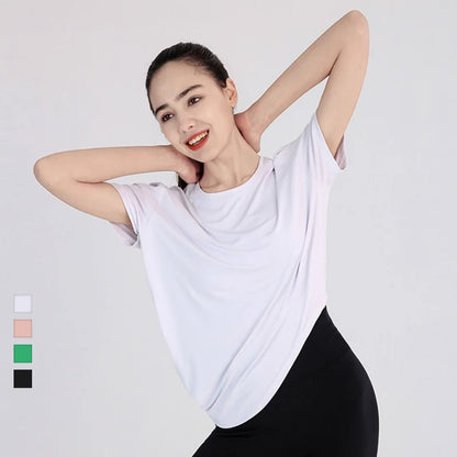 Stown Yoga Shirt Women Activewear Womens Fitness Crop Gym Top 2022 Spring Summer Sport Crop Top Workout Shirts for Women